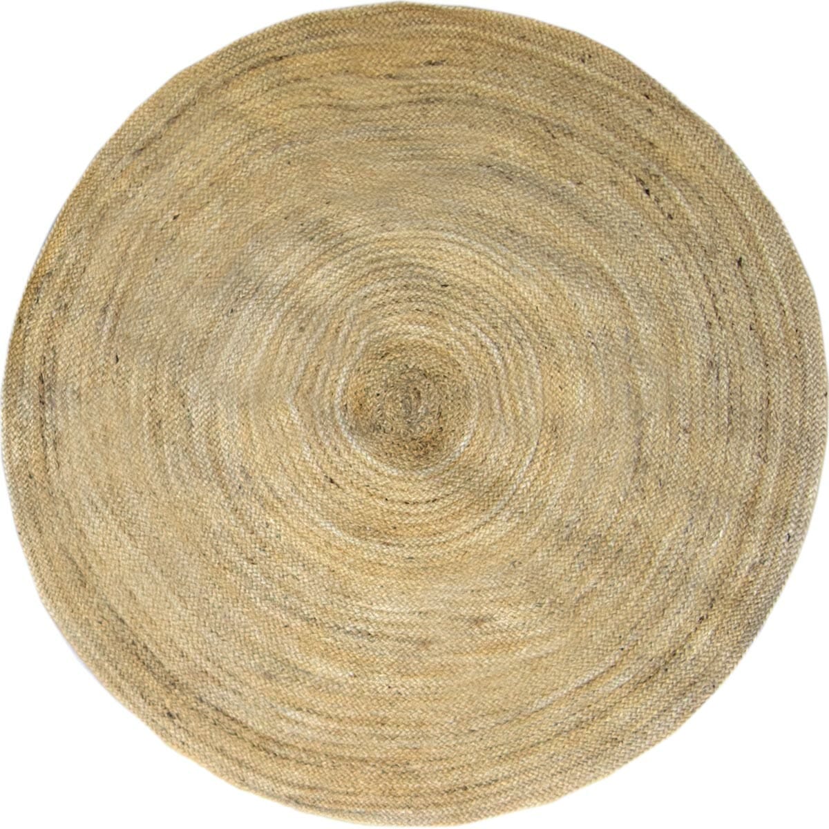 שטיח תמר אריגה שטוחה 01 בז' בהיר עגול | השטיח האדום