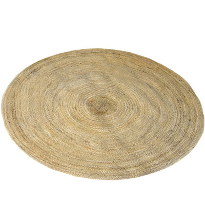 שטיח תמר אריגה שטוחה 01 בז' בהיר עגול | השטיח האדום