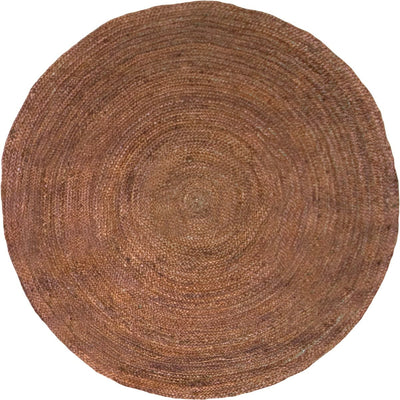 שטיח תמר אריגה שטוחה 01 חום עגול | השטיח האדום