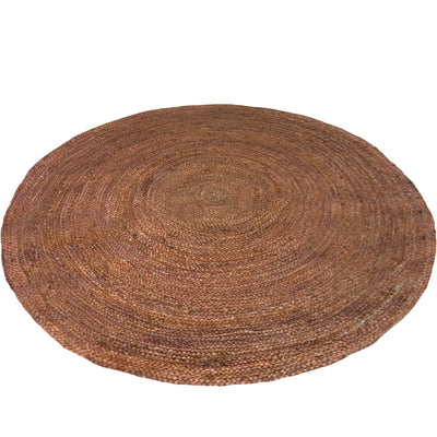שטיח תמר אריגה שטוחה 01 חום עגול | השטיח האדום