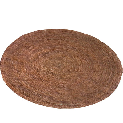 שטיח תמר אריגה שטוחה 01 חום עגול | השטיח האדום