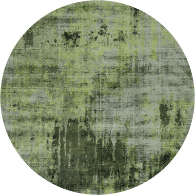שטיח טוסקנה 03 ירוק עגול | השטיח האדום