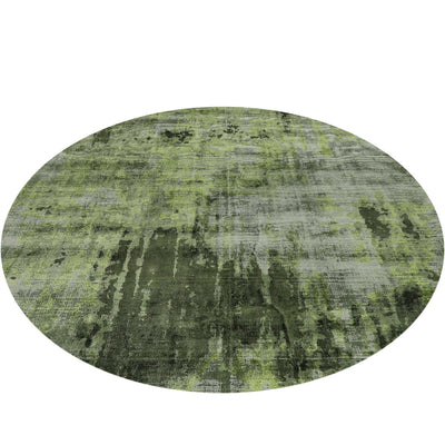 שטיח טוסקנה 03 ירוק עגול | השטיח האדום