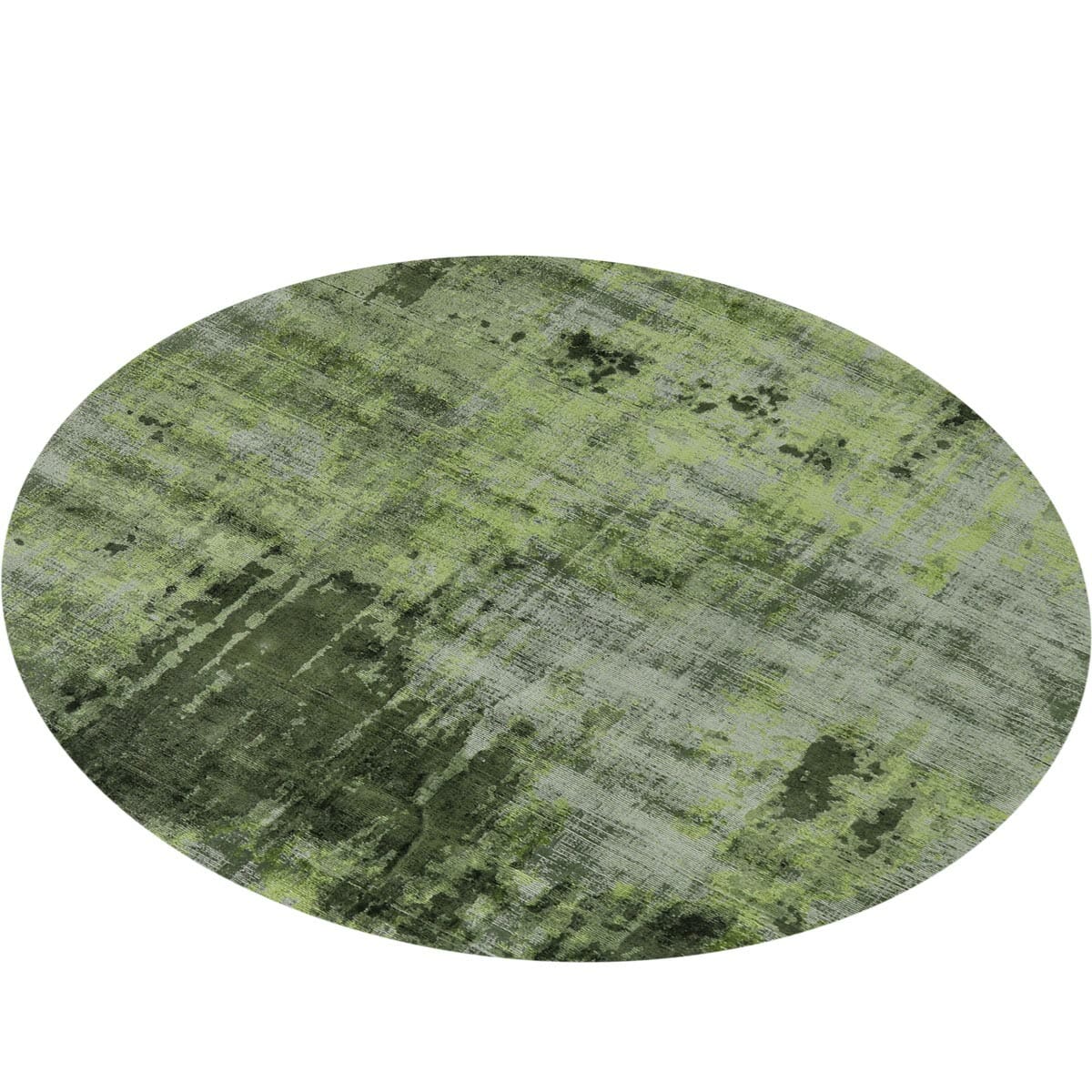 שטיח טוסקנה 03 ירוק עגול | השטיח האדום