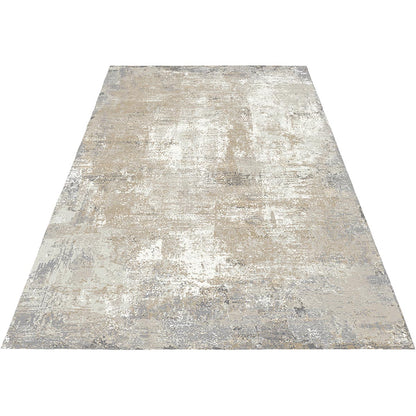 שטיח ג'איפור 06 אפור/קרם עם פרנזים | השטיח האדום