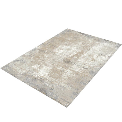 שטיח ג'איפור 06 אפור/קרם עם פרנזים | השטיח האדום