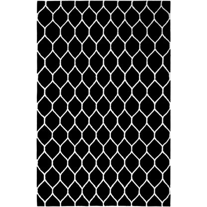 שטיח קילים הדס 04 שחור/לבן | השטיח האדום