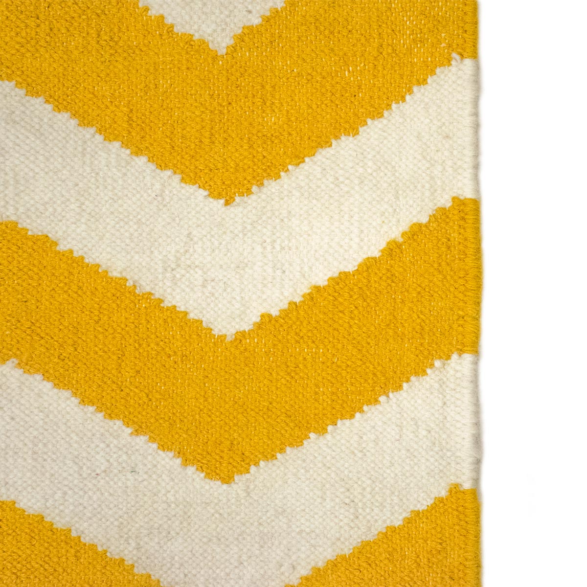 שטיח קילים הדס 01 צהוב/לבן | השטיח האדום