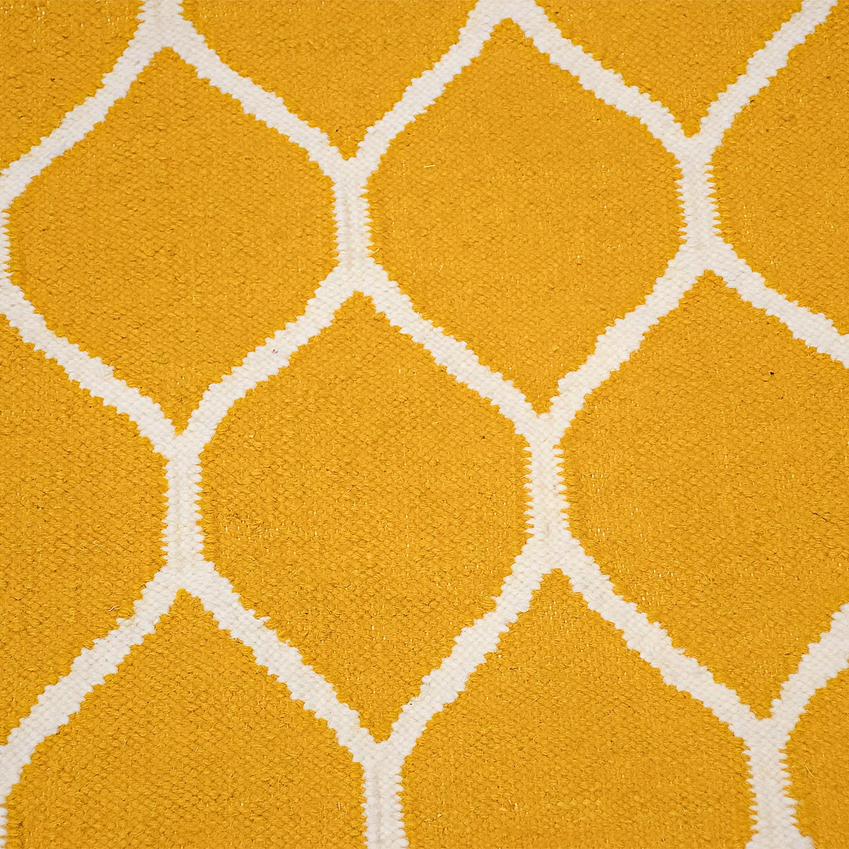 שטיח קילים הדס 04 צהוב/לבן | השטיח האדום