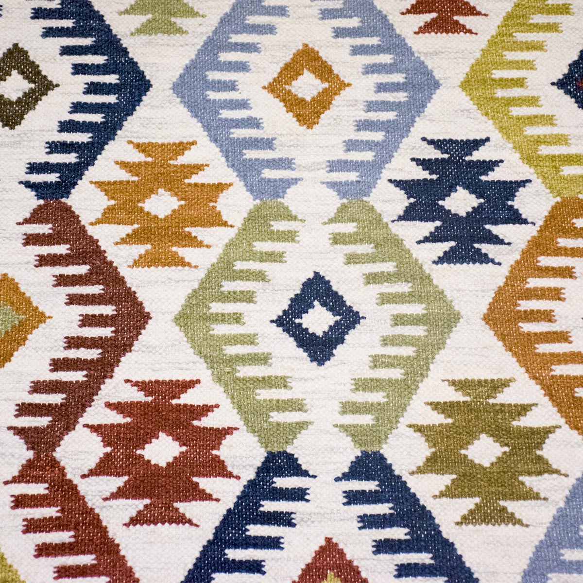 שטיח קילים שיראז 02 צבעוני עגול | השטיח האדום