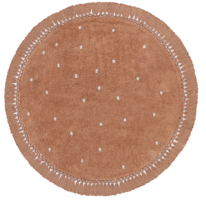 שטיח ג'וי אפרסק עגול JOY