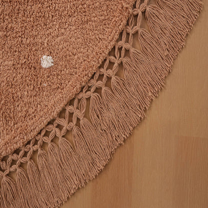 שטיח ג'וי אפרסק עגול JOY