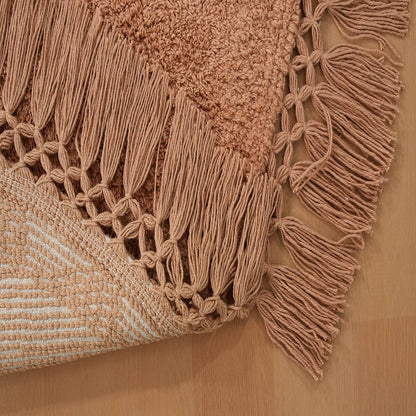 שטיח ג'וי אפרסק עגול JOY