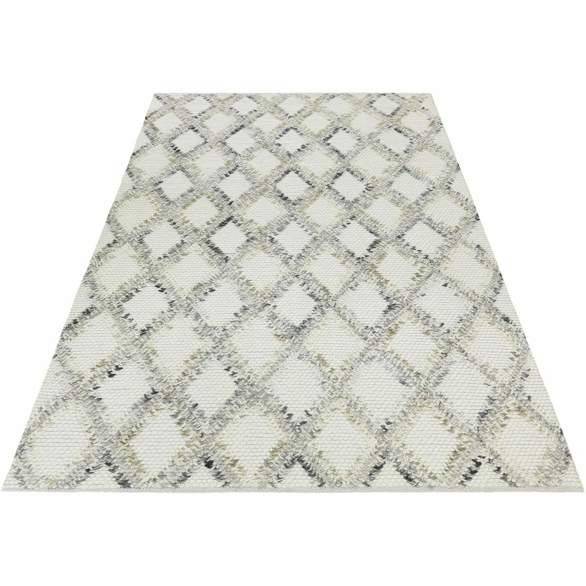 שטיח חבל מרוקאי 01 לבן | השטיח האדום