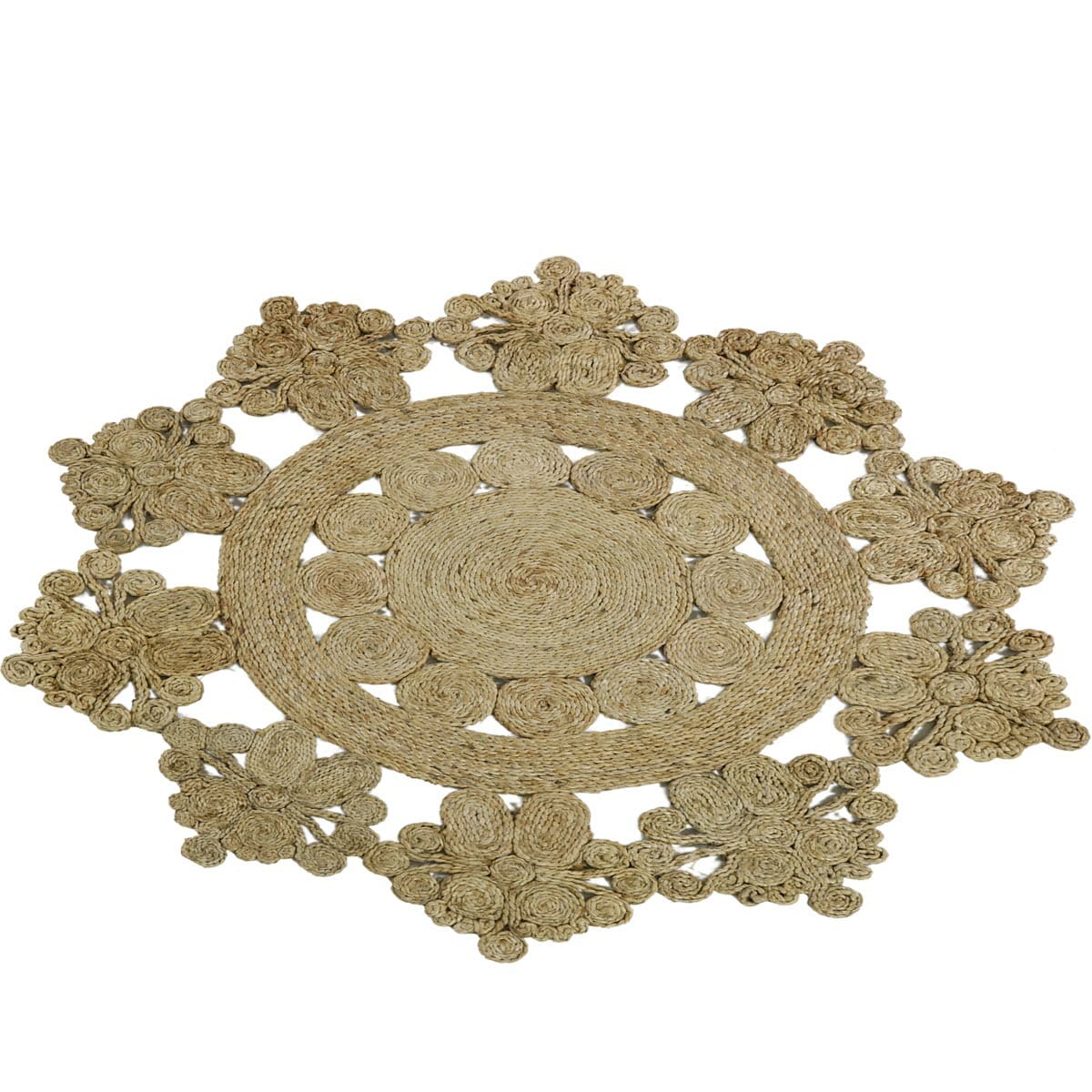 שטיח תמר מעצבים 01 בז' עגול | השטיח האדום