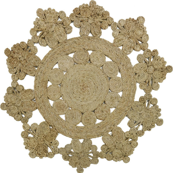 שטיח תמר מעצבים 01 בז' עגול TAMAR