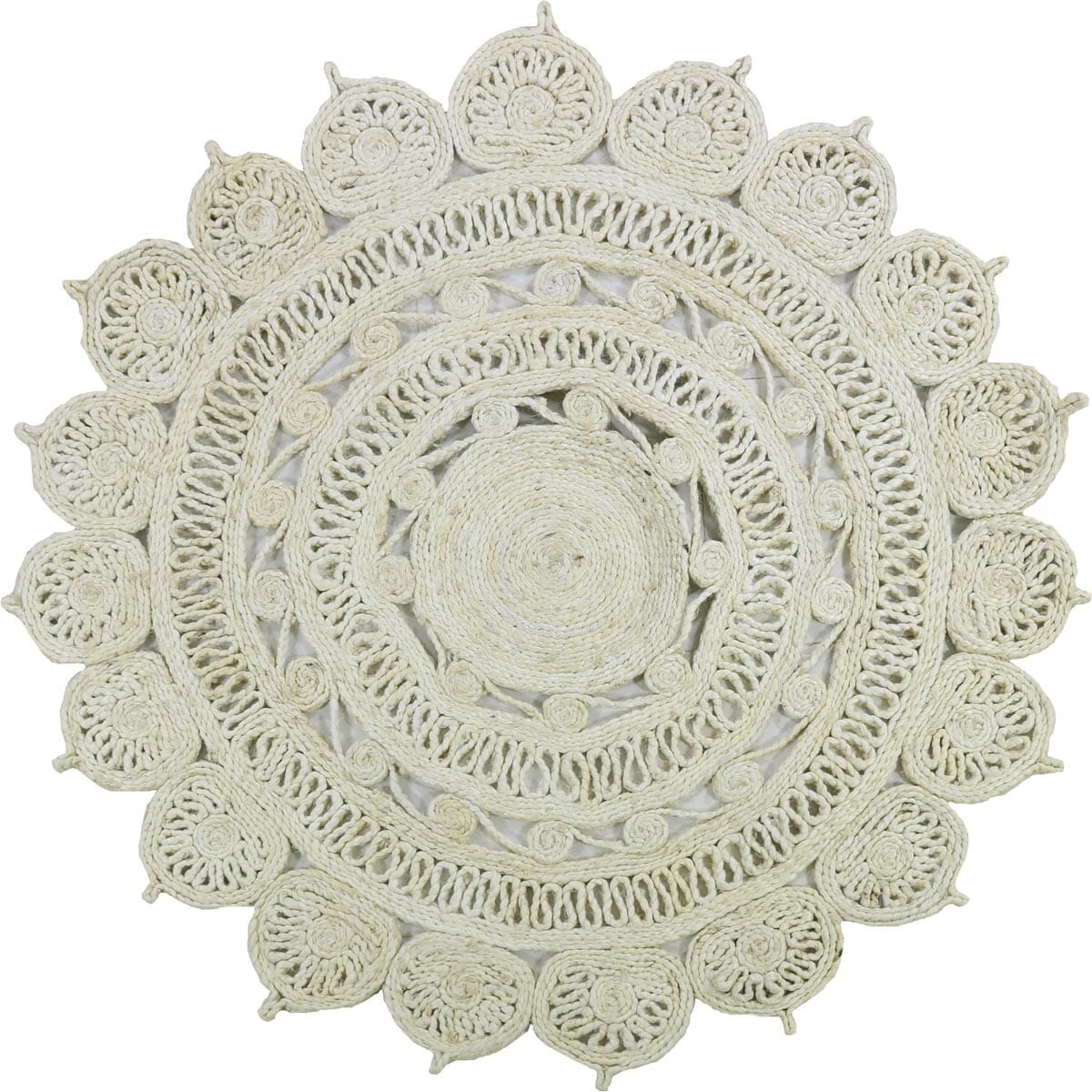 שטיח תמר מעצבים 06 בז' בהיר עגול | השטיח האדום