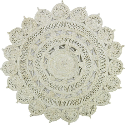 שטיח תמר מעצבים 06 בז' בהיר עגול | השטיח האדום