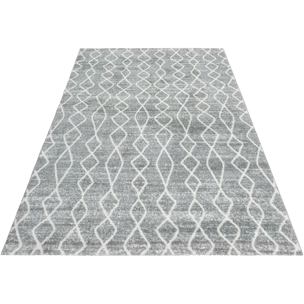 שטיח מרקש 24 אפור/קרם | השטיח האדום