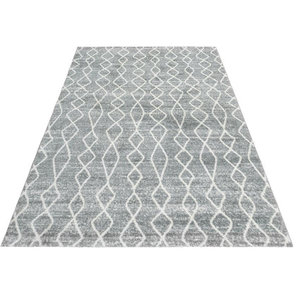 שטיח מרקש 24 אפור/קרם | השטיח האדום