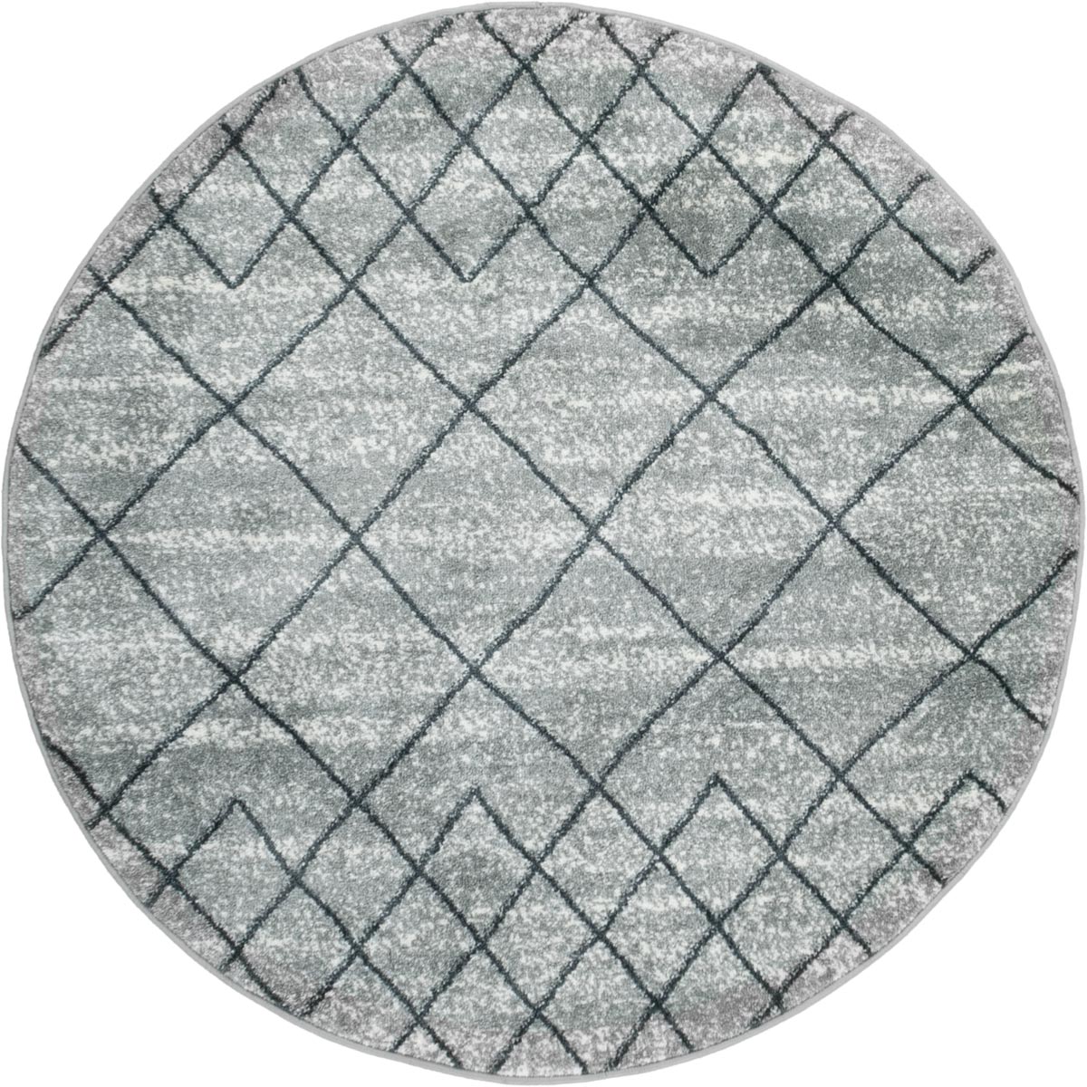 שטיח מרקש 20 אפור עגול | השטיח האדום