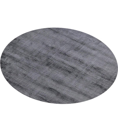 שטיח טוסקנה 01 אפור כהה עגול | השטיח האדום