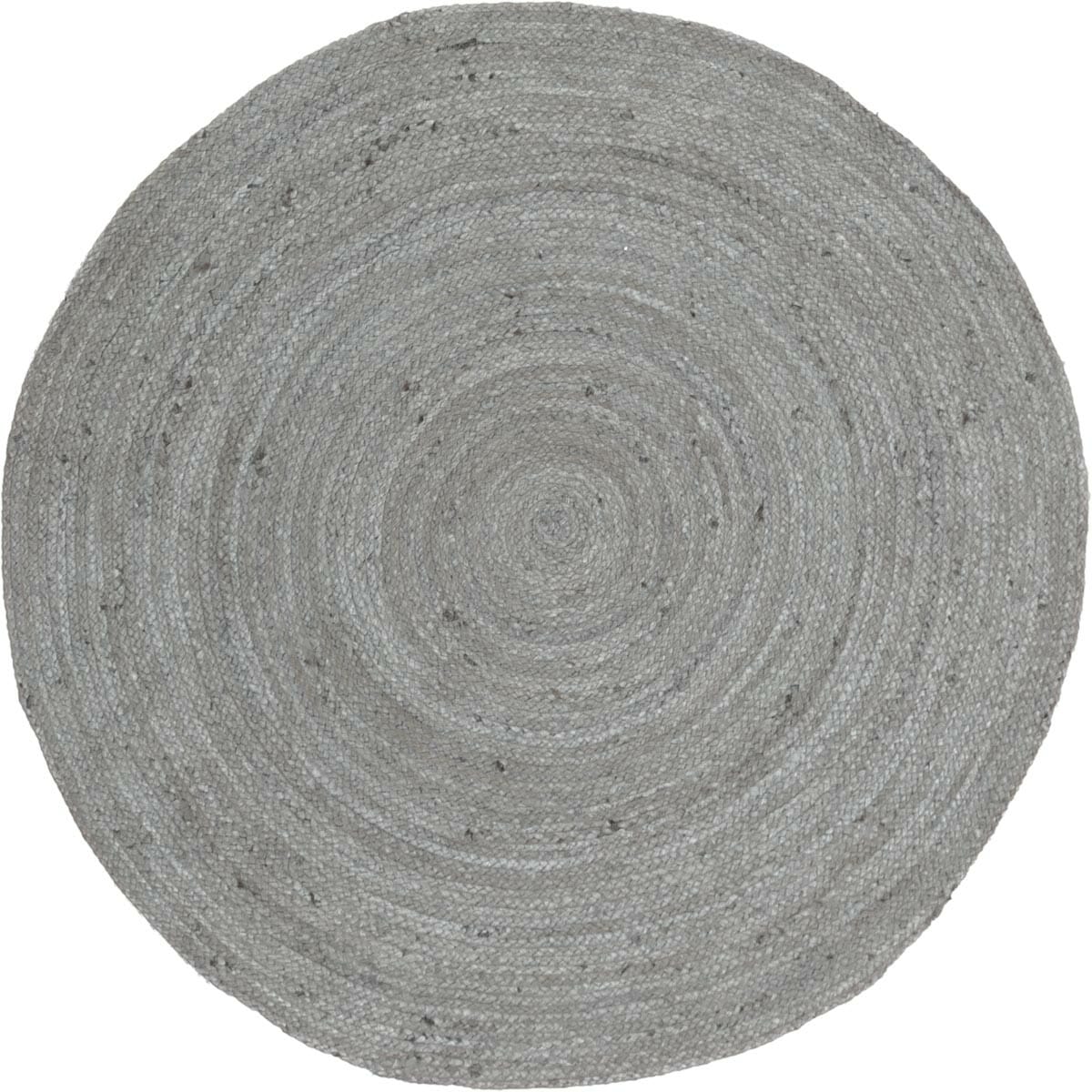 שטיח תמר אריגה שטוחה 01 אפור כהה עגול | השטיח האדום