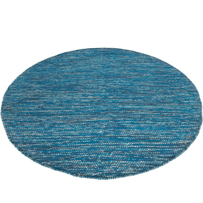 שטיח גפן כותנה 01 טורקיז עגול | השטיח האדום