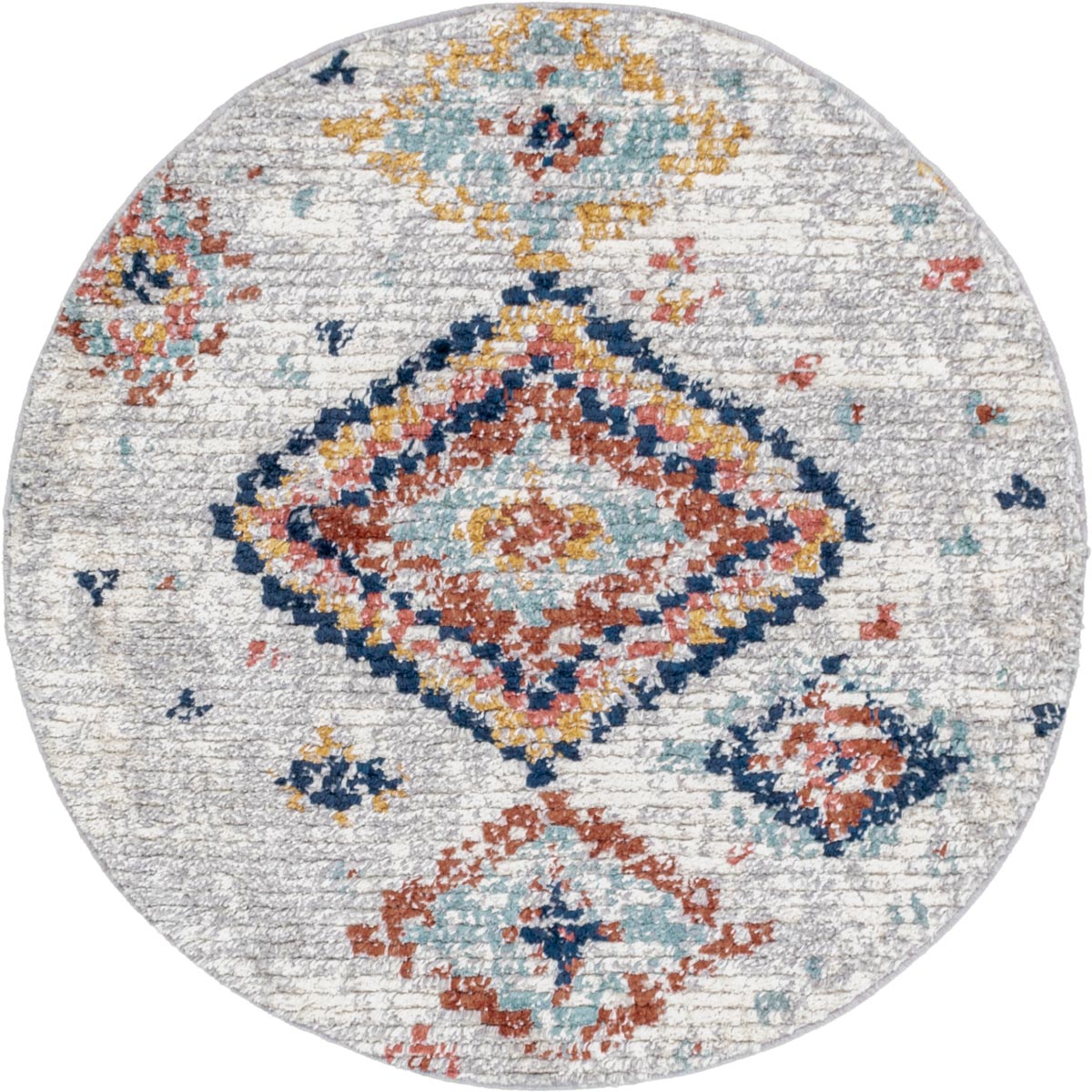 שטיח טנג'יר 05 צבעוני עגול | השטיח האדום