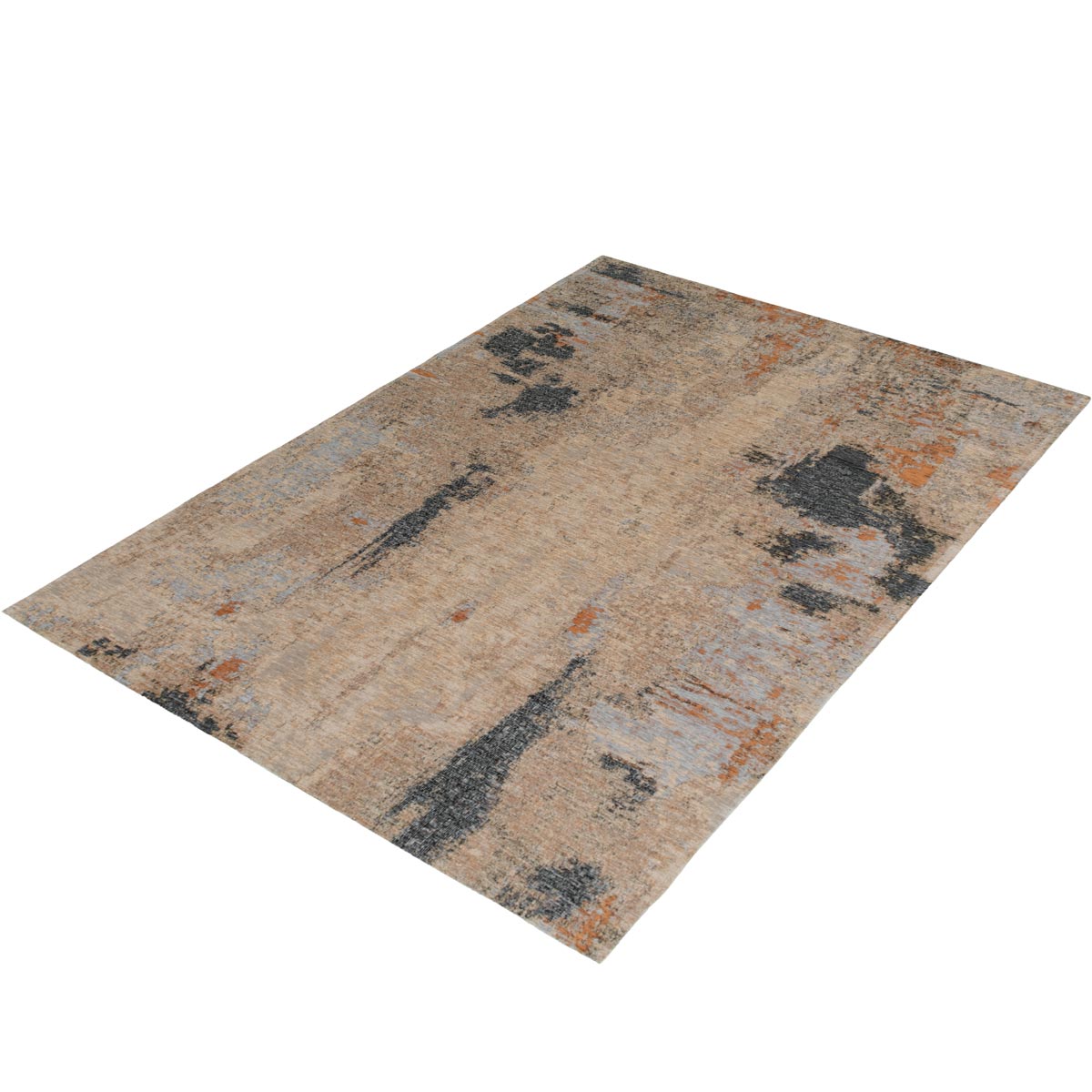 שטיח מרסיי 39 אפור/כתום/כחול | השטיח האדום