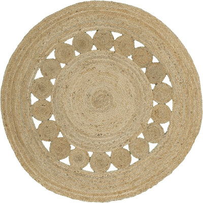 שטיח תמר מעצבים 09 בז' עגול | השטיח האדום