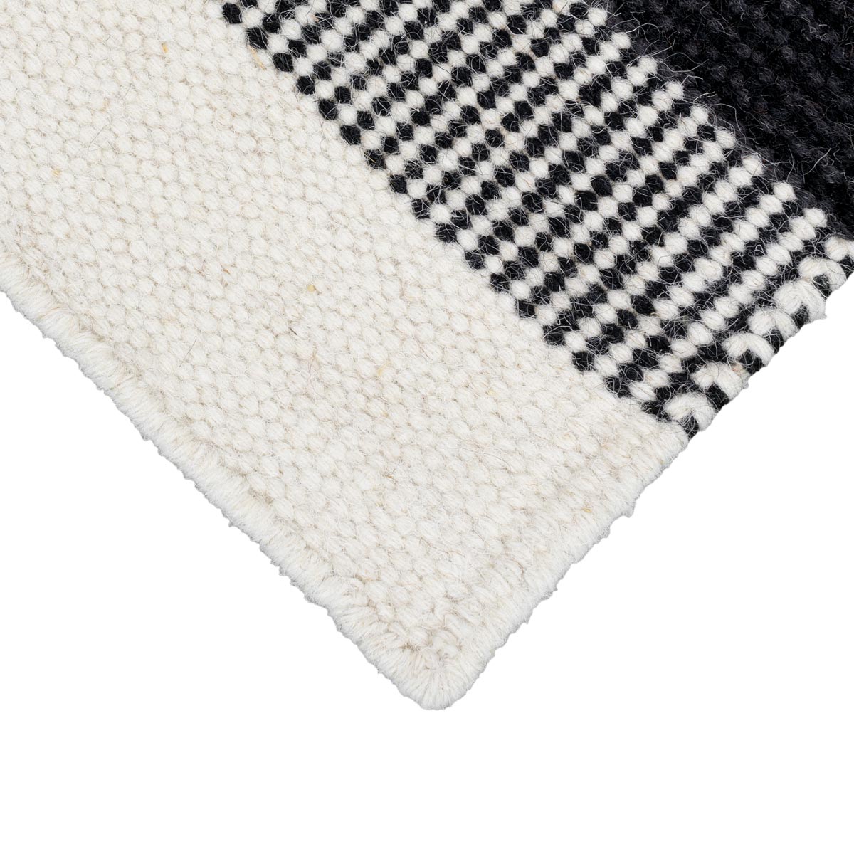 שטיח קילים סקנדינבי 20 שחור/צהוב/אפור | השטיח האדום