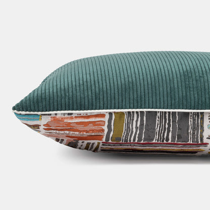 כרית גונגל קורדרוי 01 פסים/פטרול