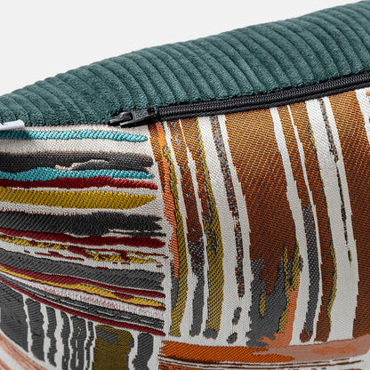 כרית גונגל קורדרוי 01 פסים/פטרול