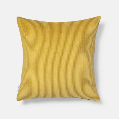 כרית גונגל קורדרוי 02 פסים/חרדל