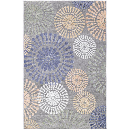 שטיח נייטשר 08 אפור/כחול/צהוב NATURE