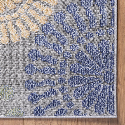 שטיח נייטשר 08 אפור/כחול/צהוב NATURE