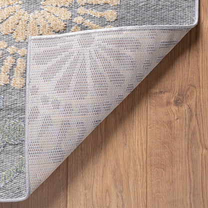 שטיח נייטשר 08 אפור/כחול/צהוב NATURE