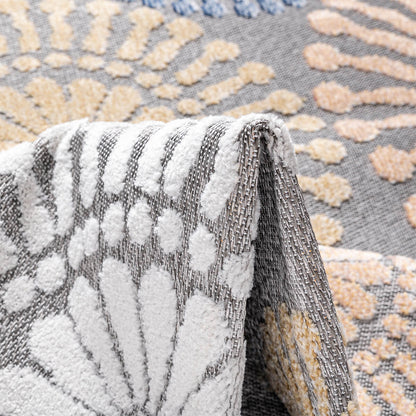 שטיח נייטשר 08 אפור/כחול/צהוב NATURE