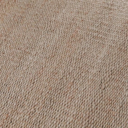 שטיח תמר אריגה גסה 01 בז' עם פרנזים | השטיח האדום