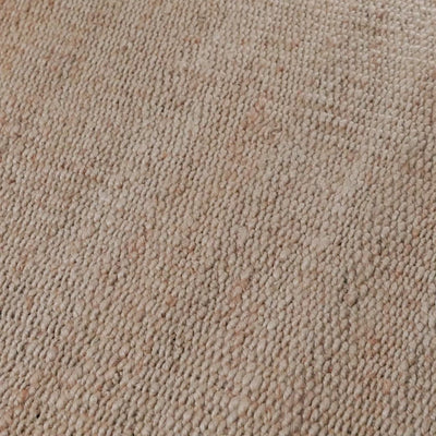 שטיח תמר אריגה גסה 01 בז' עם פרנזים | השטיח האדום