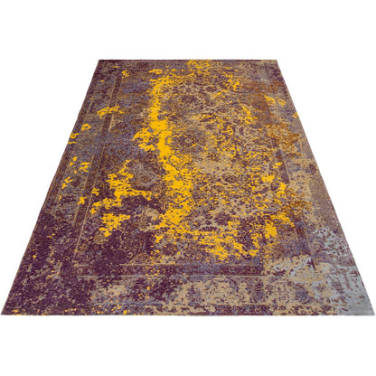 שטיח מרסיי 09 סגול/צהוב | השטיח האדום