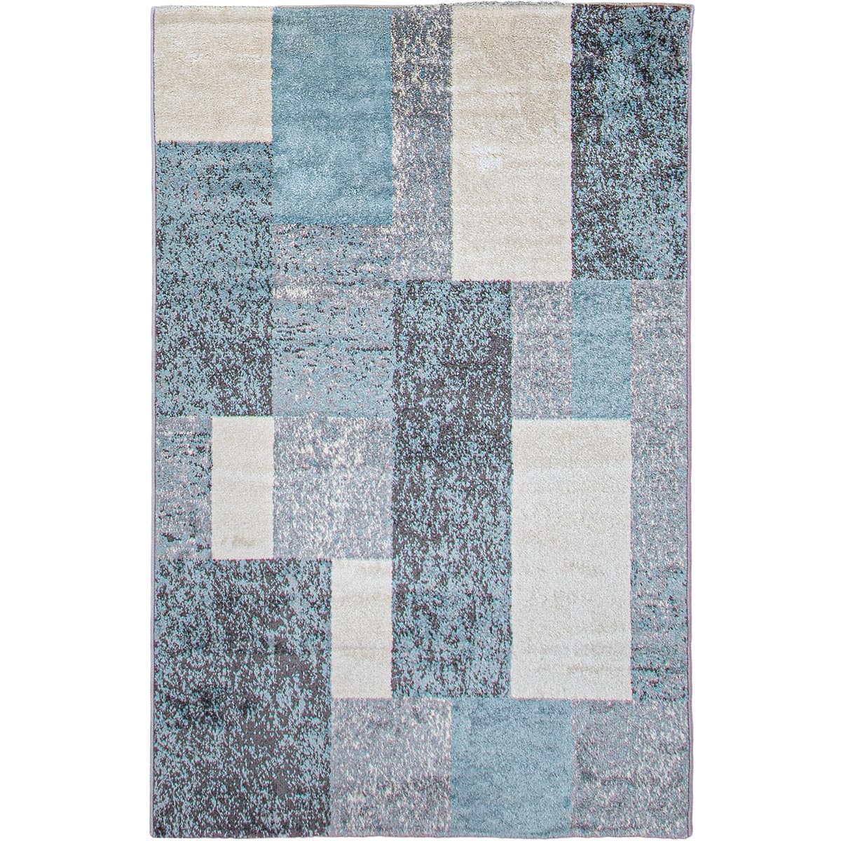 שטיח סלוניקי 10 אפור/קרם/טורקיז | השטיח האדום