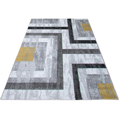 שטיח סלוניקי 13 קרם/אפור/צהוב | השטיח האדום