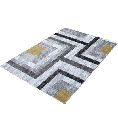 שטיח סלוניקי 13 קרם/אפור/צהוב | השטיח האדום