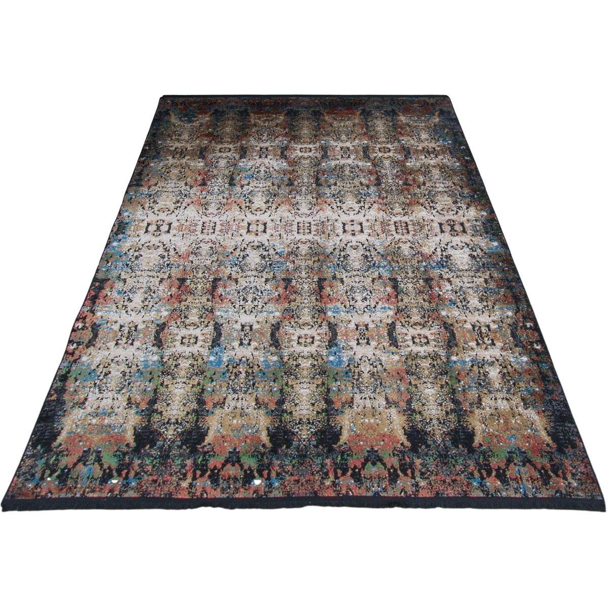 שטיח אלכסנדריה 01 צבעוני עם פרנזים | השטיח האדום