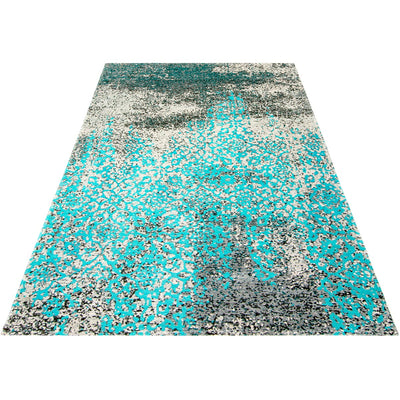 שטיח מרסיי 10 אפור/טורקיז | השטיח האדום