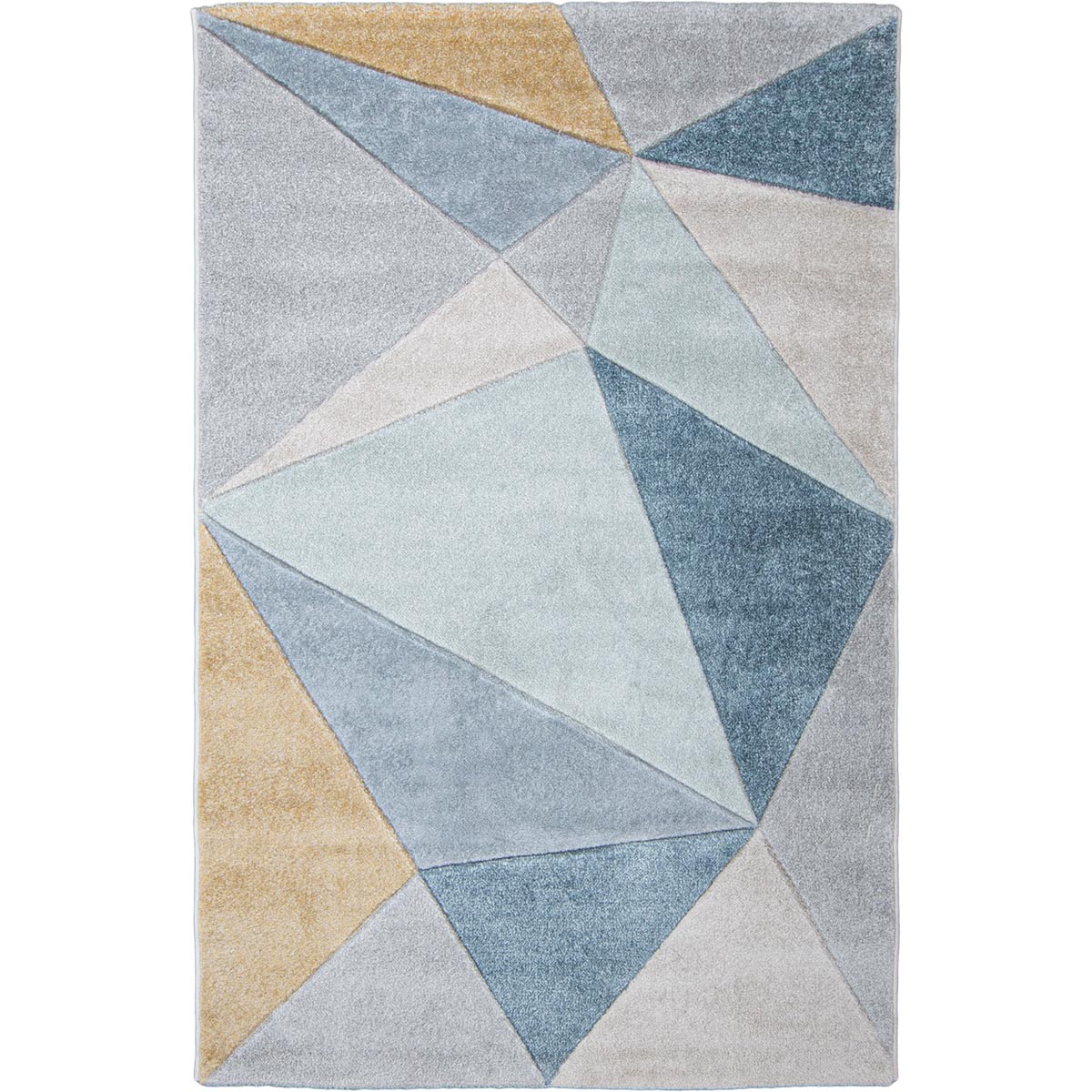 שטיח בוגוטה 10 כחול/אפור/צהוב | השטיח האדום