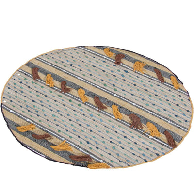 שטיח קילים נורדי 05 צבעוני עגול | השטיח האדום