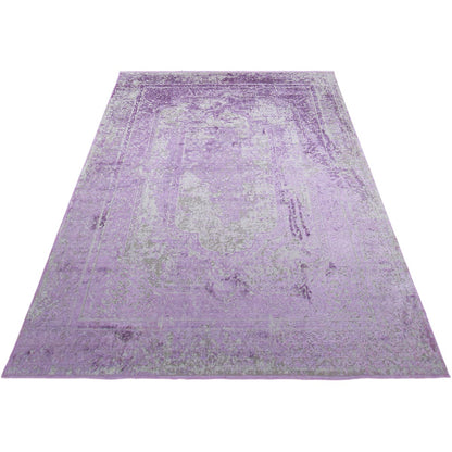 שטיח טוקיו 07 סגול עם פרנזים | השטיח האדום